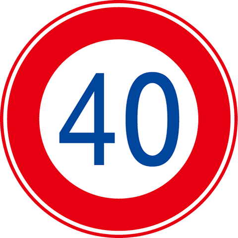 最高速度 40km/h